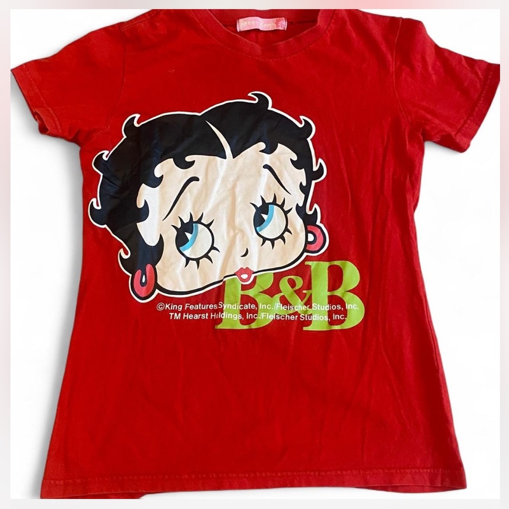 Betty Boop Red Short Sleeve Tee